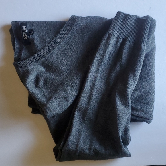 Merino Blend Men's Sweater Large - Picture 7 of 16